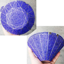 Charger l'image dans la visionneuse de la galerie,Sac à main en forme de diamant géométrique en diamante/cristal de différentes couleurs