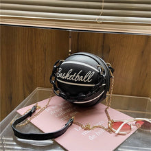 Carregar imagem no visualizador da galeria, Bolsa de Ombro Tote de Luxo Designer de Basquetebol em Cadeia de PU Bonita