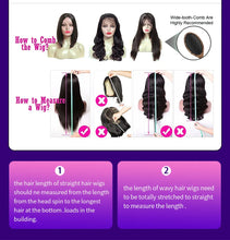 Carica l'immagine nel visualizzatore di Gallery, Parrucca frontale in pizzo trasparente HD 613 blu cielo/bionda fino a 30 pollici capelli umani colorati Remy malesi dell'onda del corpo pre-pizzicati