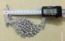 Carregar imagem no visualizador da galeria, Broche de Bijoux Pavão com Strass