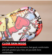 Carregar imagem no visualizador da galeria, Chinelo Slide de Plataforma Reta Cartoon/Corrente Sólida