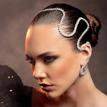 Load image into Gallery viewer, Geometric Diamante Rhinestone Headpiece Jewelry