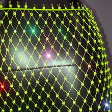 Cargar imagen en el visor de la galería, Pantalón Legging Largo con Abertura Lateral, Brillante con Diamantes de Strass, Malla de Red Transparente, Disponible en 8 Colores Diferentes