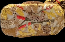 Carregar imagem no visualizador da galeria, Imitação de Animal Colorida Luxuosa Bolsa de Mão com Cristais Diamante Octogonal para a Noite, Bolsa de Ombro com Corrente, Disponível em 4 Cores Diferentes