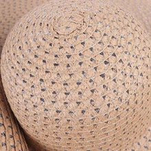 Carregar imagem no visualizador da galeria, 70cm Chapéu de Praia Verão Larga Aba Grande Proteção UV Dobrável Oversized Disponível em 21 Cores
