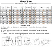 Carica l'immagine nel visualizzatore di Gallery, Blusa a maniche 1/2 con collo alto e pantaloni larghi a due pezzi