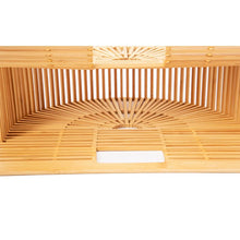 Lade das Bild in den Galerie-Viewer, Elegante hochwertige halbkreisförmige Bambusgeflecht-Shopper-Handtasche