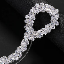 Load image into Gallery viewer, Geometric Diamante Rhinestone Headpiece Jewelry