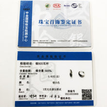 Carregar imagem no visualizador da galeria, Brincos de Argola Articulada em Forma de Gota de Água em Prata Esterlina 9.25 Pura