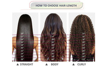 Carregar imagem no visualizador da galeria, Cabelo humano ondulado peruano em tons de vermelho laranja marrom ombre com frontal de renda transparente pré-arrancada