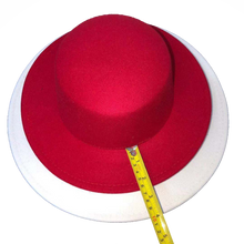 Carregar imagem no visualizador da galeria, 9,5cm Chapéu Fedora Jazz de Aba Reta Topo Reto Lado Reto Cores Sólidas Unissexo