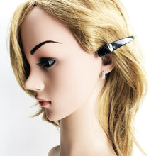 Carregar imagem no visualizador da galeria, Brincos de Argola Articulada em Forma de Gota de Água em Prata Esterlina 9.25 Pura