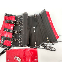 Carregar imagem no visualizador da galeria, Corset sexy fetiche modelador de cintura com ossos de aço sob o busto com fecho tamanhos até 6XL