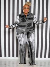 Carregar imagem no visualizador da galeria, Conjunto de Top e Calças Leggings Tie Dye em Duas Peças Tamanhos 1XL - 5XL