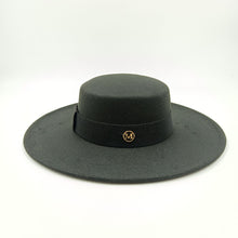 Carregar imagem no visualizador da galeria, 9,5cm Chapéu Fedora Jazz de Aba Reta Topo Reto Lado Reto Cores Sólidas Unissexo