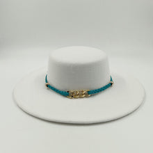 Carregar imagem no visualizador da galeria, 9,5cm Chapéu Fedora Jazz de Aba Reta Topo Reto Lado Reto Cores Sólidas Unissexo