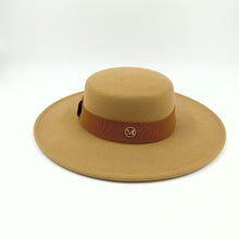 Carregar imagem no visualizador da galeria, 9,5cm Chapéu Fedora Jazz de Aba Reta Topo Reto Lado Reto Cores Sólidas Unissexo