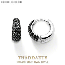 Carregar imagem no visualizador da galeria, Brincos de Argola Articulada em Forma de Gota de Água em Prata Esterlina 9.25 Pura