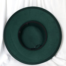 Carregar imagem no visualizador da galeria, 9,5cm Chapéu Fedora Jazz de Aba Reta Topo Reto Lado Reto Cores Sólidas Unissexo