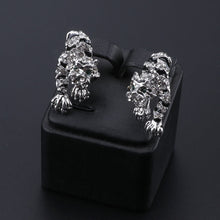 Charger l'image dans la visionneuse de la galerie,Bijoux en cristal de tigre exquis, ensemble de collier, boucles d'oreilles, bague et bracelet de luxe pour mariage