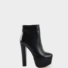 Carregar imagem no visualizador da galeria, Onlymaker Botas de Plataforma de Salto Chunky Clássicas com Bico Redondo até o Tamanho 15 dos EUA