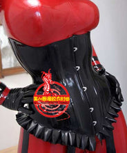 Carregar imagem no visualizador da galeria, Cintura de Latex Sexy 1mm Corset com Aço Bone Fetiche Modelador de Corpo Cinto de Renda para Barriga