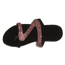 Carregar imagem no visualizador da galeria, Chinelo Rasteiro de Gel Macio Bling Slide Sandália 4 Cores Diferentes Disponíveis
