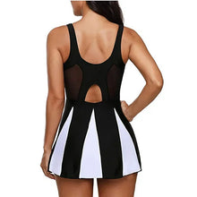 Carica l&#39;immagine nel visualizzatore di Gallery, Costume da bagno tankini a due pezzi con vestito, disponibile in 3 colori diversi
