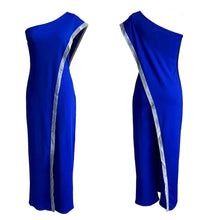 Cargar imagen en el visor de la galería, Floor Length One Shoulder Bodycon Romper/Jumpsuit 3 Different Colors
