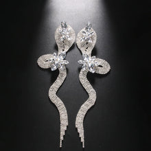 Carregar imagem no visualizador da galeria, Exagerado Conjunto de Pulseira e Brincos de Cobra Luxuosos com Cristais e Strass Vendidos em Conjunto ou Separadamente 2 Cores Disponíveis
