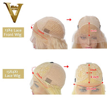 Cargar imagen en el visor de la galería, Brazilian Human Hair Wig Yellow Orange Colored Red Brown Body Wave Lace Front Pre Plucked Transparent Lace Frontal
