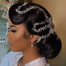 Carregar imagem no visualizador da galeria, Acessórios de Cabelo Nupcial Boêmio YouLaPan Tiara de Casamento com Cristais e Strass Headband Nupcial Joias de Cabelo
