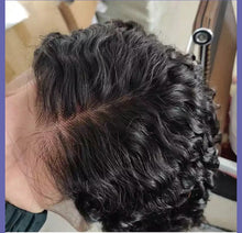 Carregar imagem no visualizador da galeria, Fecho Frontal de Renda Total HD Ondulado Solto Peruano em Cabelo Humano Cacheado 13x4 Molhado e Ondulado Ondas de Água
